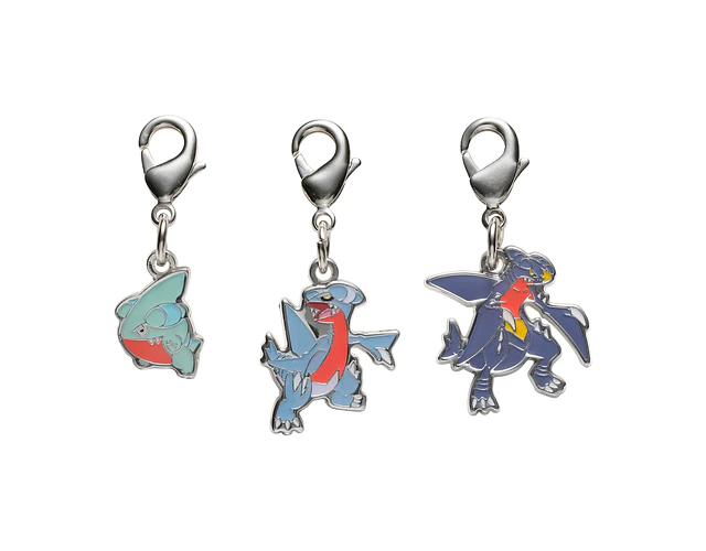 Llavero Pokémon Set Set Gible・Gabite・Garchomp