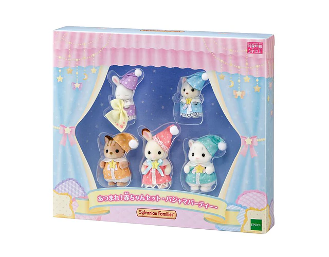 Sylvanian Families – Set de Bebés “Pijama Party”