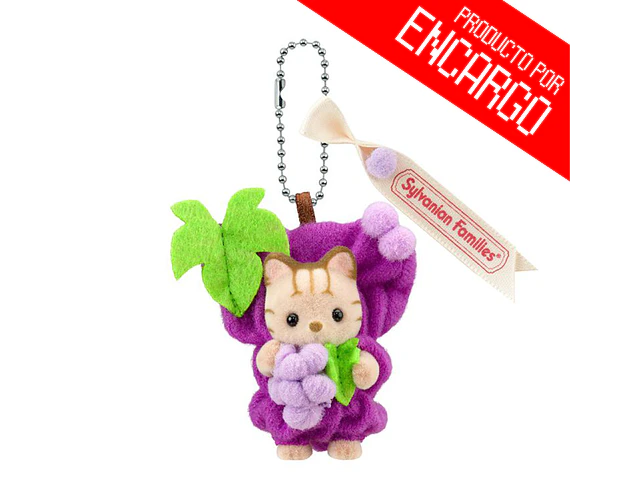 Sylvanian Families – Llavero Bebé Gato Atigrado “Uva