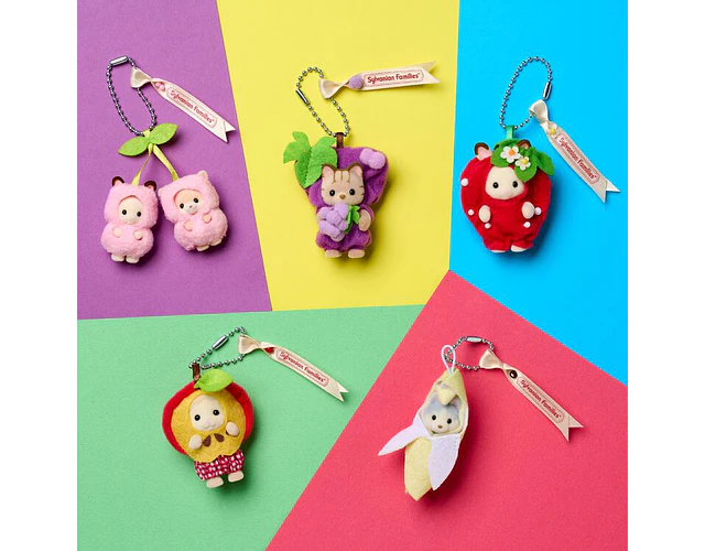 Sylvanian Families – Llavero Bebé Gato Atigrado “Uva