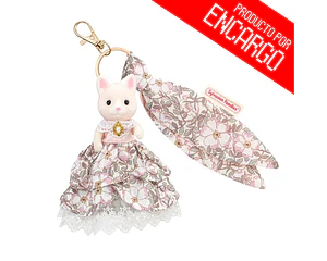 Sylvanian Families – Llavero Lulu Gato de Seda “Liberty Print”
