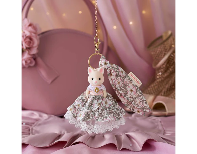Sylvanian Families – Llavero Lulu Gato de Seda “Liberty Print”
