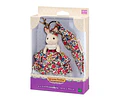 Sylvanian Families – Llavero Stella Conejo Chocolate “Liberty Print”