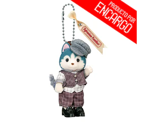 Sylvanian Families – Llavero Bruce Husky “Look de Paseo por la Ciudad”