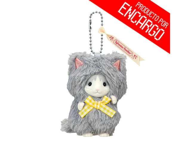 Sylvanian Families – Llavero Bebé Gato de Pelo Rizado “Disfraz de Gatito”
