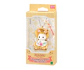 Sylvanian Families – Llavero Bebé Conejo Blanco “Cofre del Tesoro”