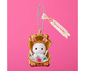 Sylvanian Families – Llavero Bebé Conejo Blanco “Cofre del Tesoro”
