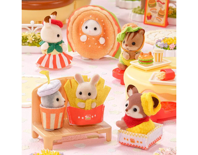 Sylvanian Families – Colección Bebés “Hamburguesería” (1 AL AZAR)