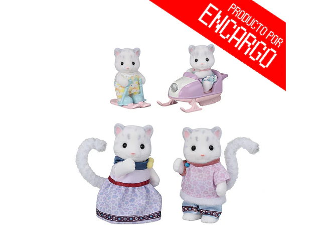 Sylvanian Families – Familia Leopardo de las Nieves