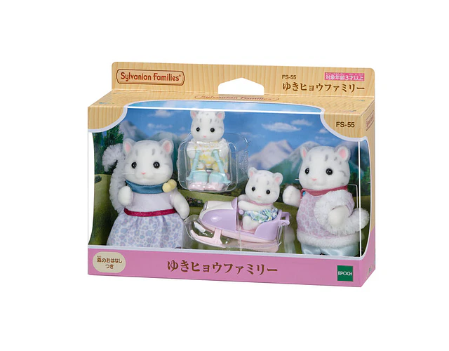 Sylvanian Families – Familia Leopardo de las Nieves