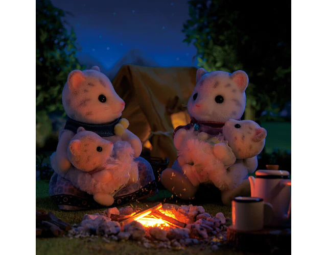 Sylvanian Families – Familia Leopardo de las Nieves