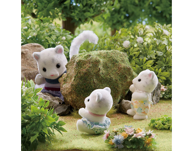 Sylvanian Families – Familia Leopardo de las Nieves
