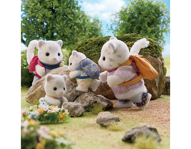 Sylvanian Families – Familia Leopardo de las Nieves