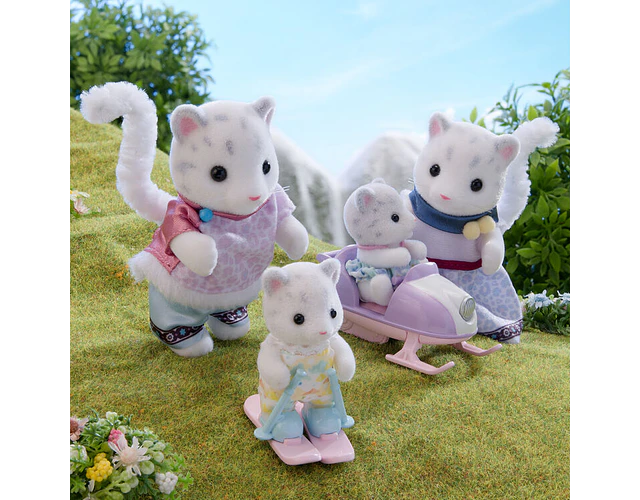 Sylvanian Families – Familia Leopardo de las Nieves