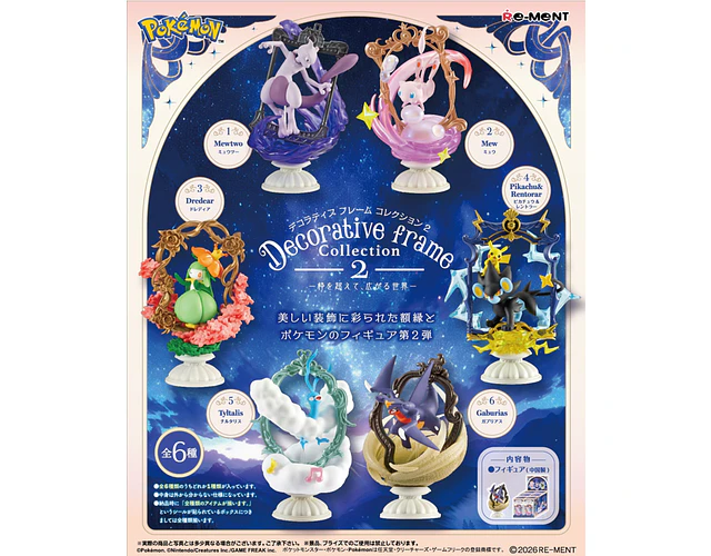 Re-Ment Pokémon Decorative Frame Collection 2 – Mewtwo