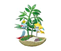 Re-Ment Pokémon Poketto BONSAI 3 – Jirachi & Chimecho