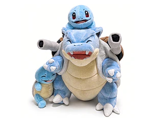 Peluche Blastoise con Squirtle – PokéPark Kanto