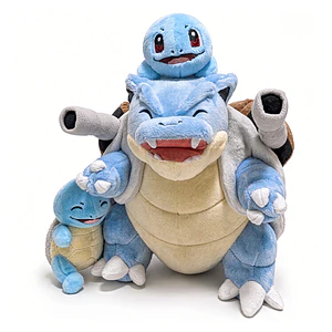 Peluche Blastoise con Squirtle – PokéPark Kanto