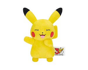 Pikachu Feliz – Peluche Pokémon Iron na Okao 30th Anniversary Banpresto