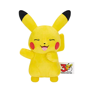 Pikachu Feliz – Peluche Pokémon Iron na Okao 30th Anniversary Banpresto