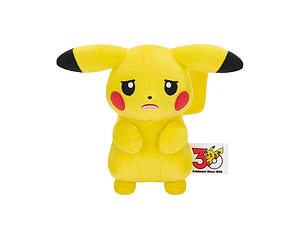 Pikachu Triste – Peluche Pokémon Iron na Okao 30th Anniversary Banpresto