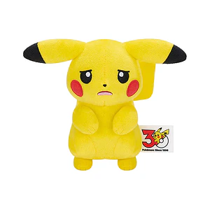 Pikachu Triste – Peluche Pokémon Iron na Okao 30th Anniversary Banpresto