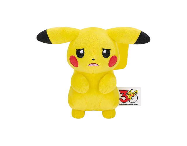 Pikachu Triste – Peluche Pokémon Iron na Okao 30th Anniversary Banpresto