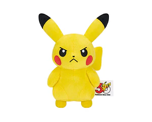 Pikachu Enojado – Peluche Pokémon Iron na Okao 30th Anniversary Banpresto