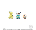 Figura Pokémon Scale World Hisui Cyndaquil, Oshawott y Rowlet Bandai