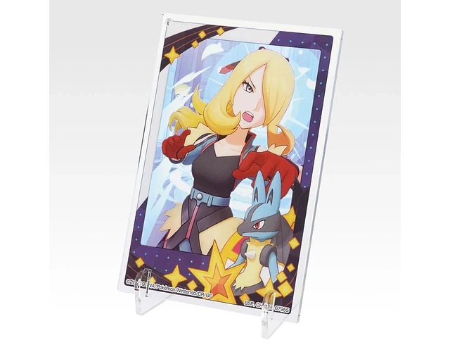 Mini Art Board Cynthia y Lucario Pokémon Masters EX 7th Anniversary Ichiban Kuji
