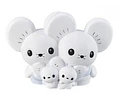 Figura Maushold (familia de 4) Pokémon Kids Bandai