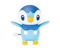 Piplup Normal – Gachapon Pokémon Tokotoko Pocchama (a elección)
