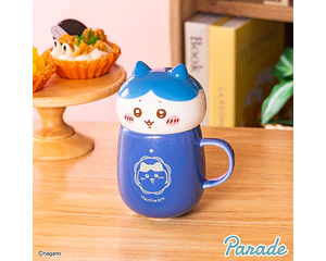 Hachiware – Tazón con tapa carita Hachiware (ENCARGO)