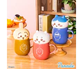 Hachiware – Tazón con tapa carita Hachiware (ENCARGO)