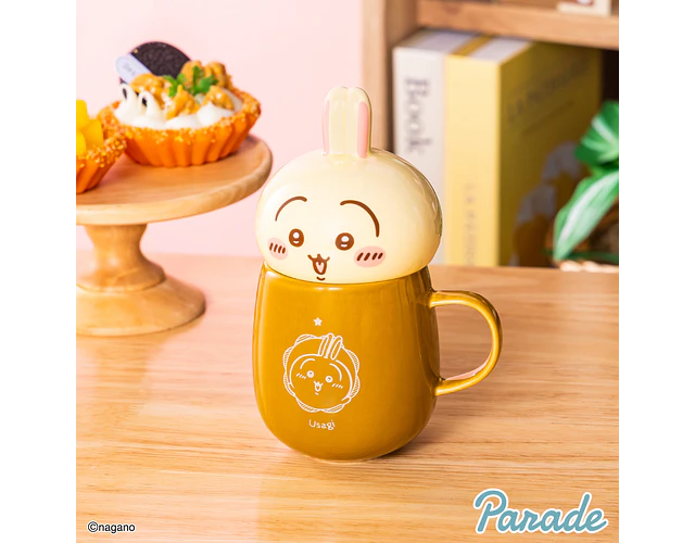 Usagi – Tazón con tapa carita Usagi (ENCARGO)