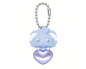 Espurr – Gachapon Pokémon Peaceful Place Kirameki Heart Keychain (a elección)