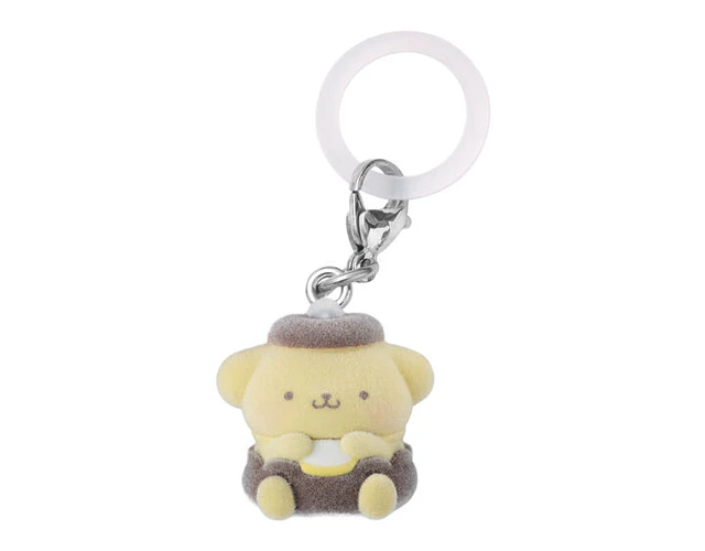 Pompompurin – Gachapon Sanrio Characters Fuwafuwa Mejirushi Accessory Baby (a elección)
