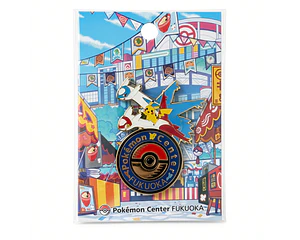 Pin exclusivo Pokémon Center Fukuoka