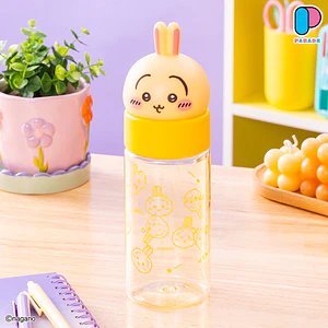 Usagi – Botella con tapa carita Usagi (ENCARGO)