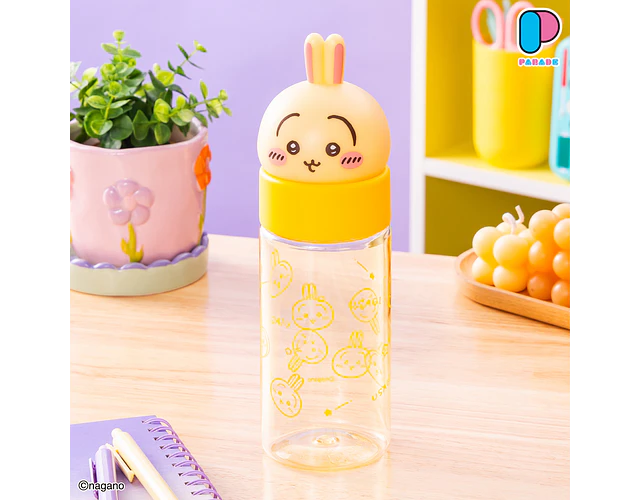 Usagi – Botella con tapa carita Usagi (ENCARGO)