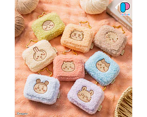 Chiikawa – Pouch peludito con mosquetón (personaje a elección) (ENCARGO)