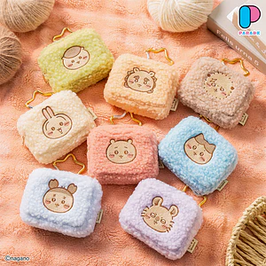 Chiikawa – Pouch peludito con mosquetón (personaje a elección) (ENCARGO)