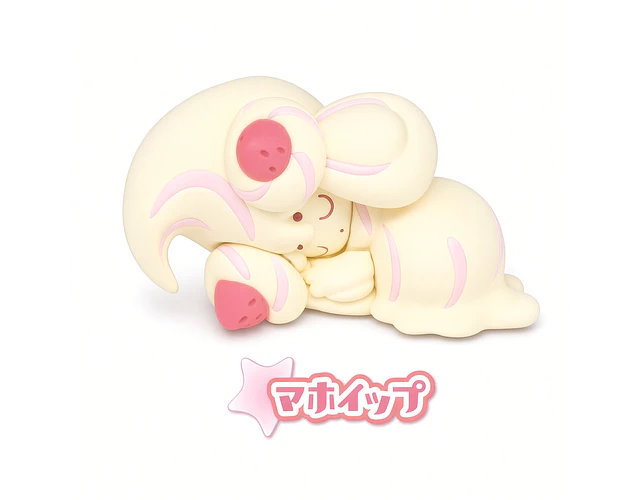 Alcremie – Gachapon Pokémon Oyasumi Friends Minna Gussuri (a elección)