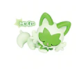 Sprigatito – Gachapon Pokémon Oyasumi Friends Minna Gussuri (a elección)
