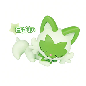 Sprigatito – Gachapon Pokémon Oyasumi Friends Minna Gussuri (a elección)