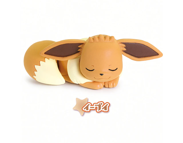 Eevee – Gachapon Pokémon Oyasumi Friends Issho ni Suyasuya (a elección)