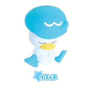 Quaxly – Gachapon Pokémon Oyasumi Friends Issho ni Suyasuya (a elección)