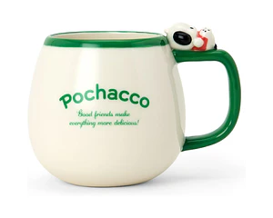 Pochacco – Taza con mascota Sanrio (ENCARGO)