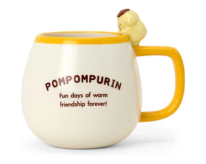 Pompompurin – Taza con mascota Sanrio (ENCARGO)