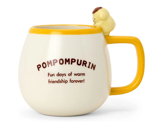 Pompompurin – Taza con mascota Sanrio (ENCARGO)
